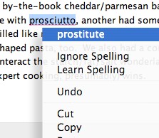Spell check has its own opinion